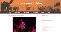 Desktop Screenshot of dovesmusicblog.com